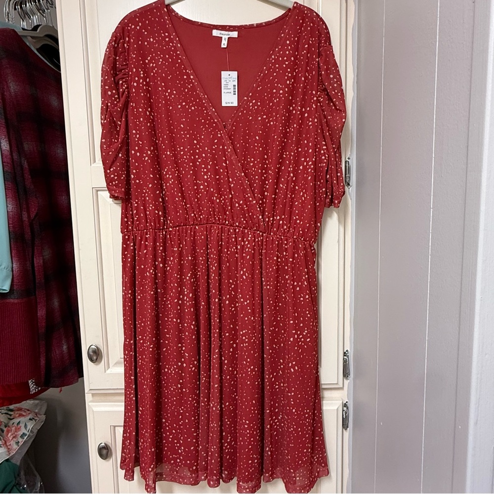 NWT Maurice’s Polka Dot Mini Dress